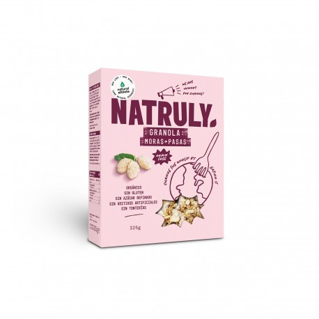 Natruly 8436575050768 cereale per colazione 325 g Mora, Uvetta Granola