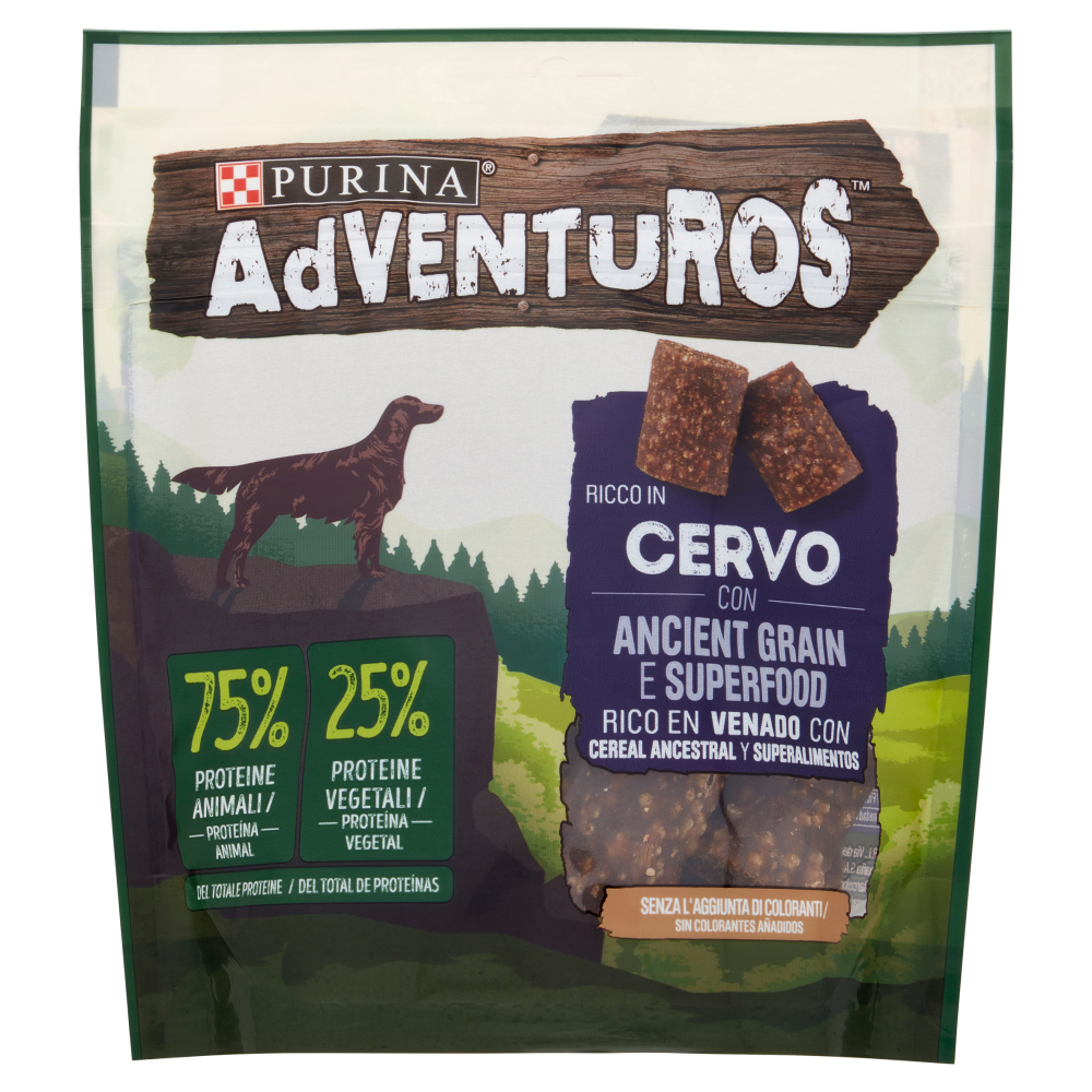 PURINA ADVENTUROS Cervo, Ancient Grain e Superfood 120 g