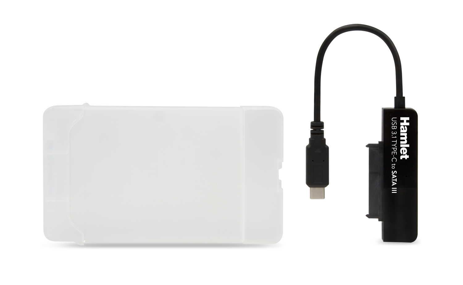 Hamlet Adattatore USB 3.1 Type-C to SATA III per collegare hard disk o unit&agrave; SSD con Serial ATA