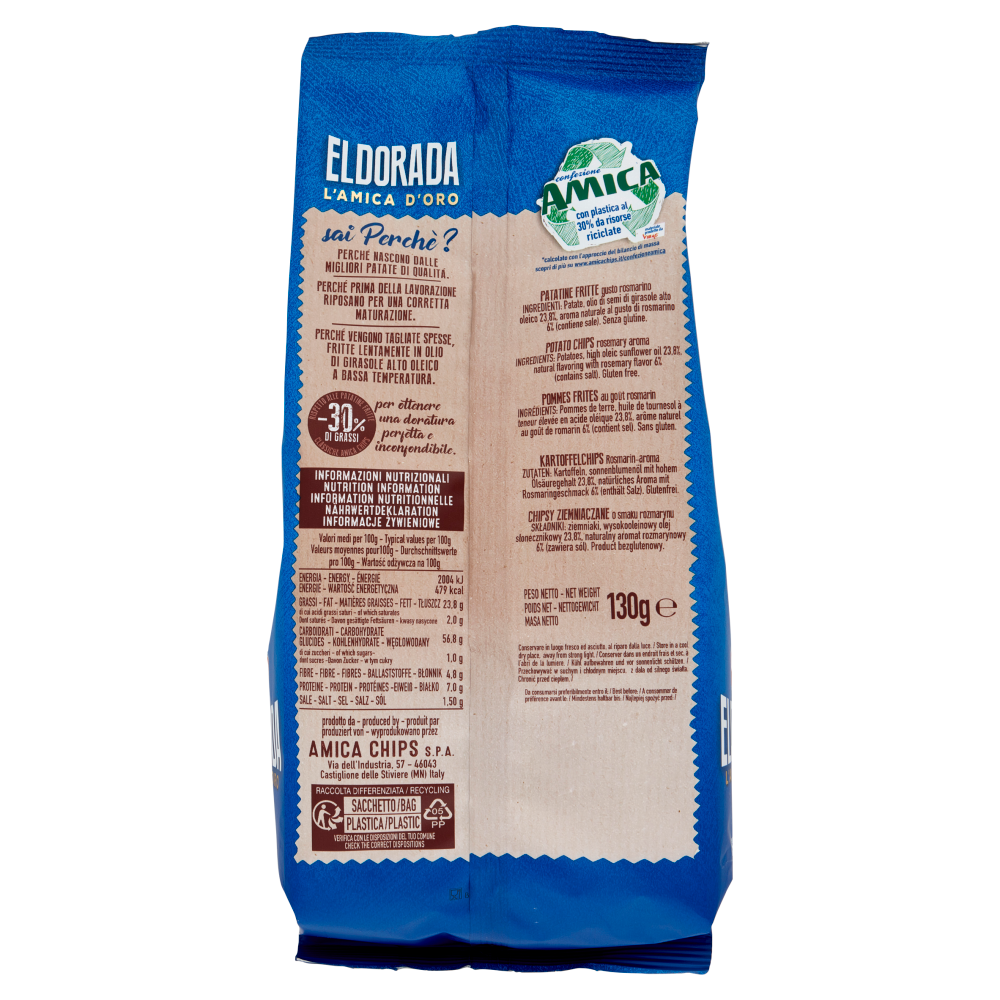 Amica Chips Eldorada Gusto Rosmarino 130 g