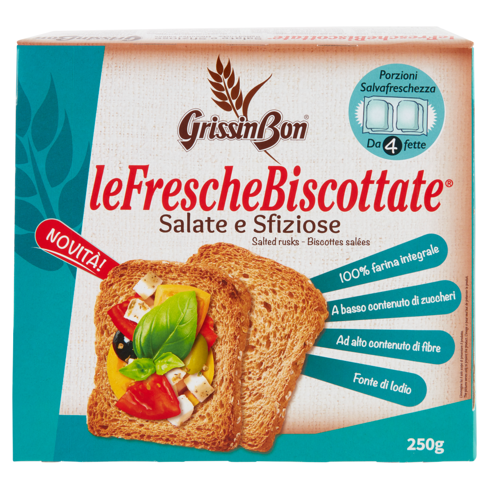 GrissinBon leFrescheBiscottate Salate e Sfiziose 250 g