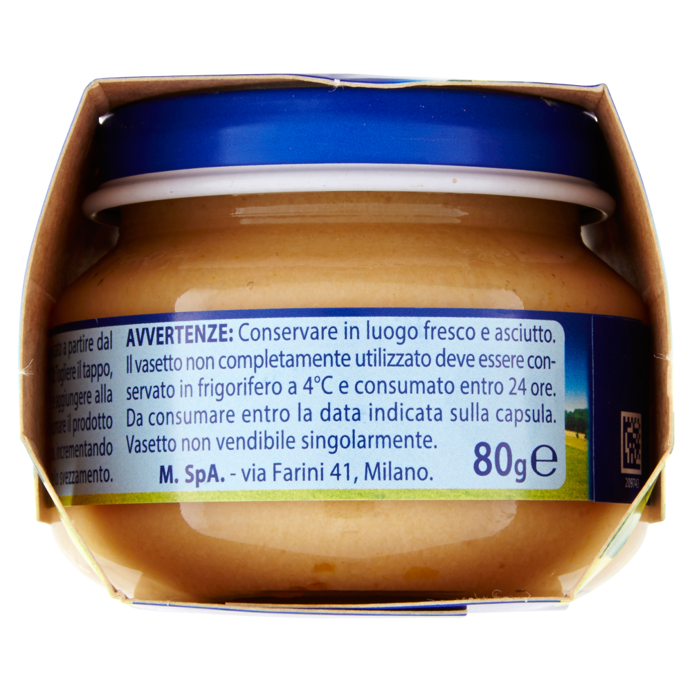 Mellin Manzo Prosciutto* e Verdure 100% Naturale Omogeneizzato 2 x 80 g