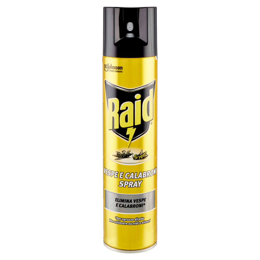 Raid Vespe e calabroni, spray aerosol, 1 bombola da 400 ml