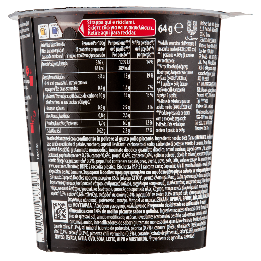 Knorr Asia Noodles Spicy Chicken Taste 64 g