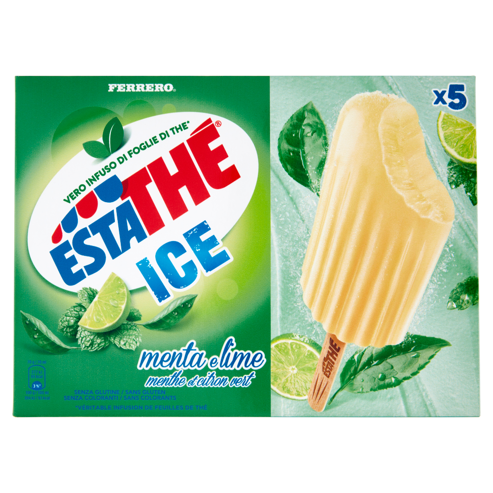 Estath&eacute; Ice menta e lime 5 x 70 g