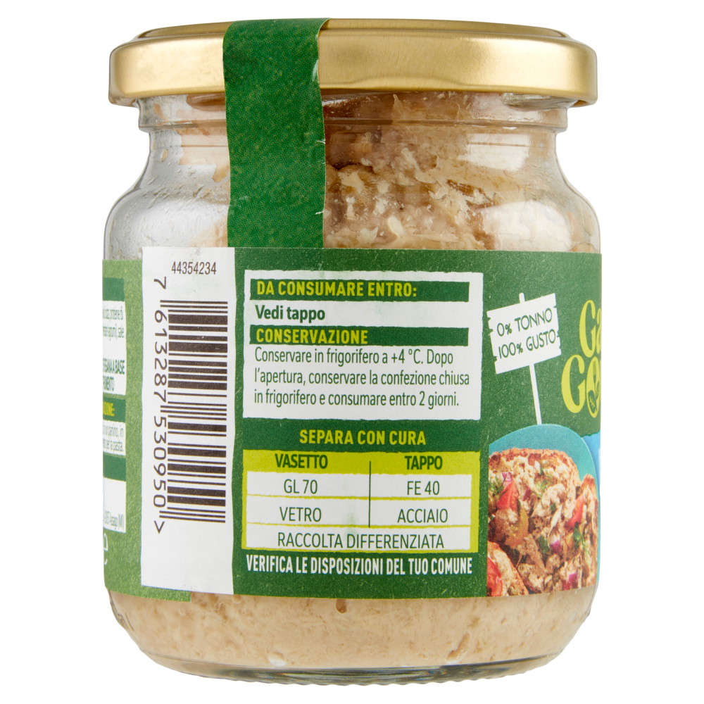 GARDEN GOURMET Vuna preparato Vegano a base di proteine di Pisello barattolo 175g