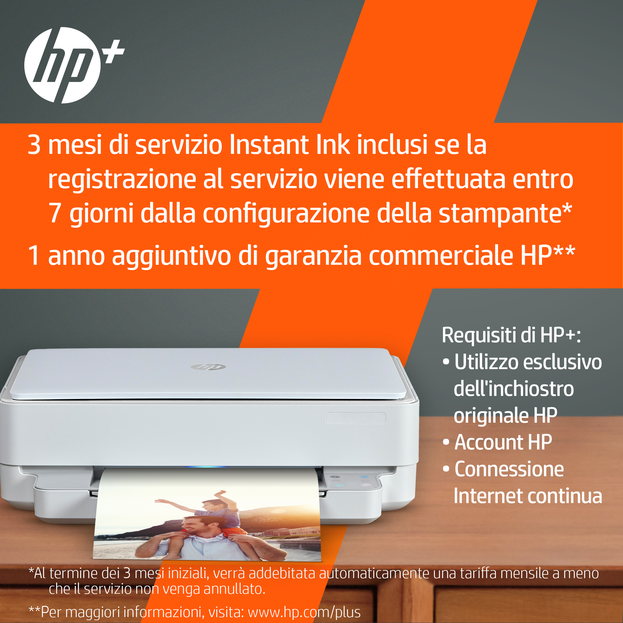 HP ENVY 6022e Wireless All-in-One Colore Stampante, Instant Ink; Fotocopiatrice, scanner