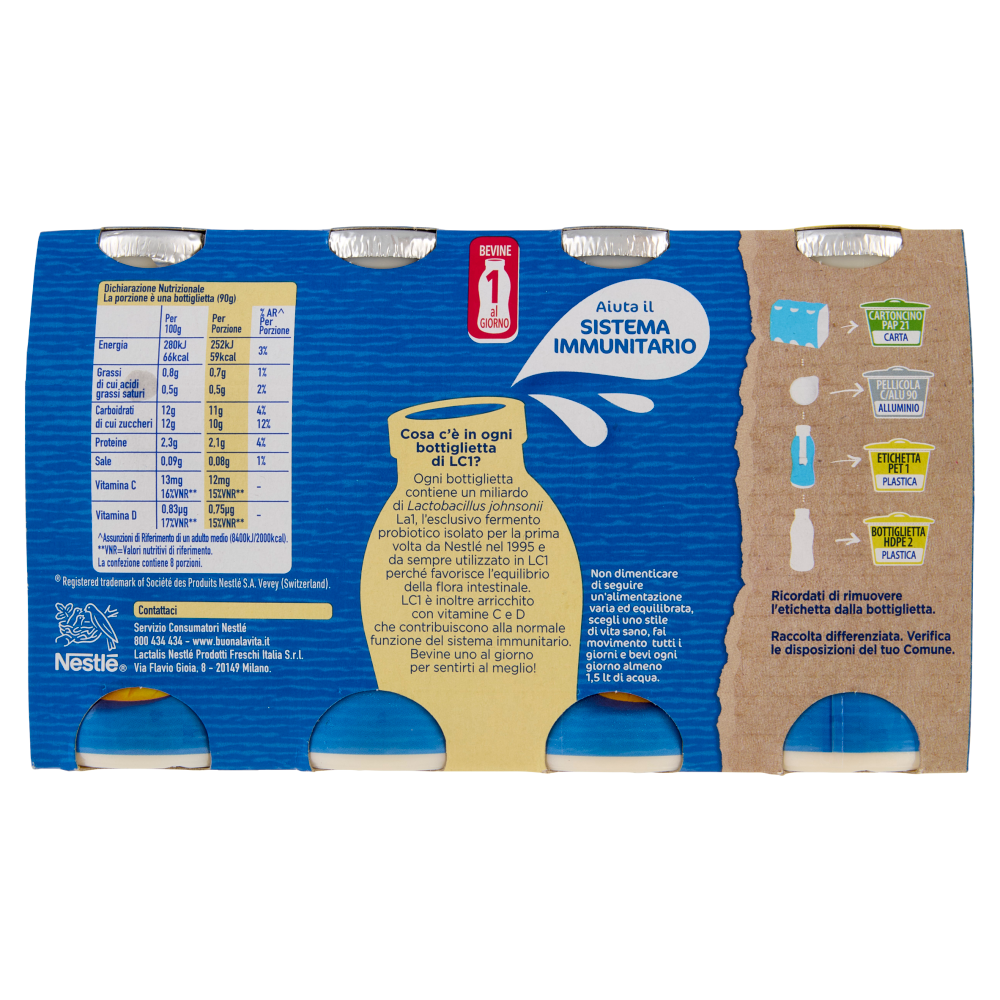 NESTL&Eacute; LC1 con Probiotico Mango e Frutto della passione 8x90g