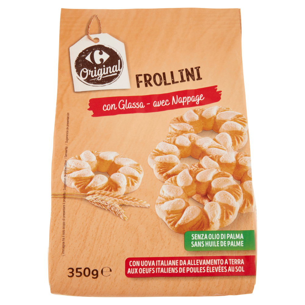 Carrefour Original Frollini con Glassa 350 g