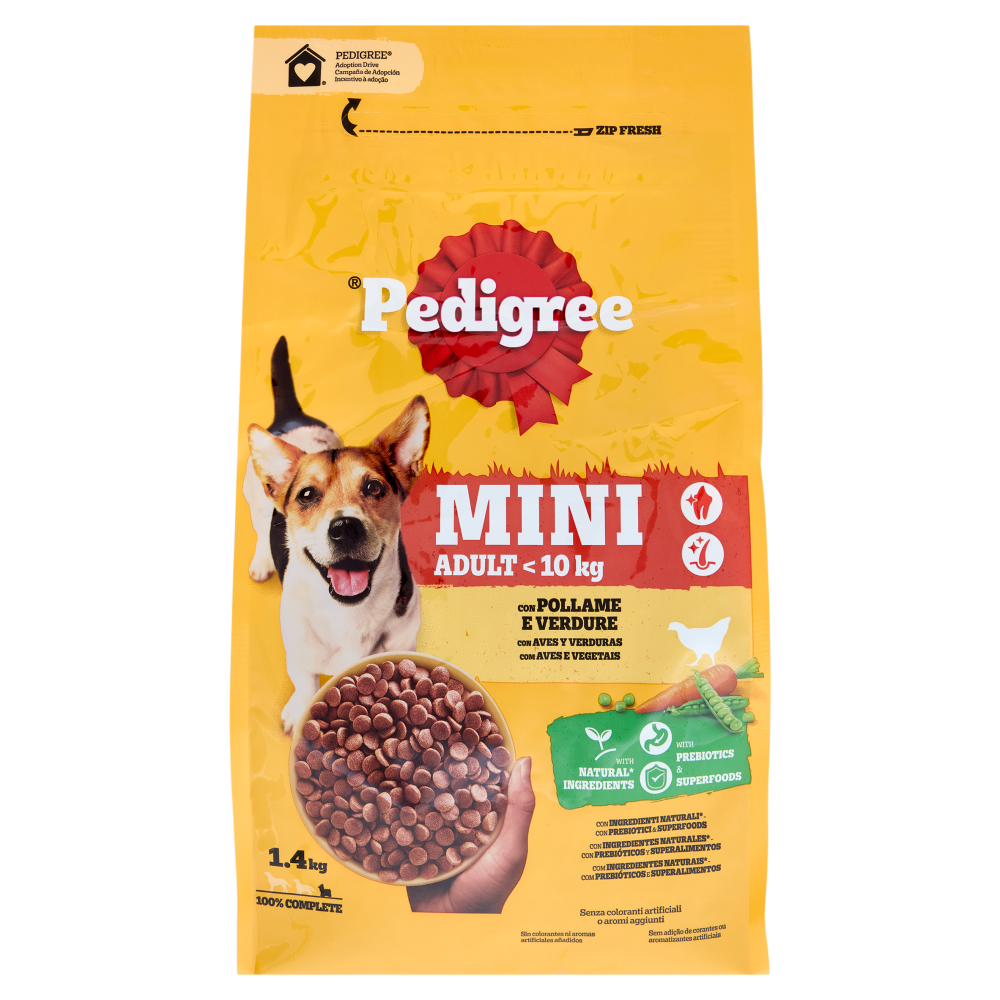 Pedigree Adult Mini con Pollo e Verdure 1.4Kg
