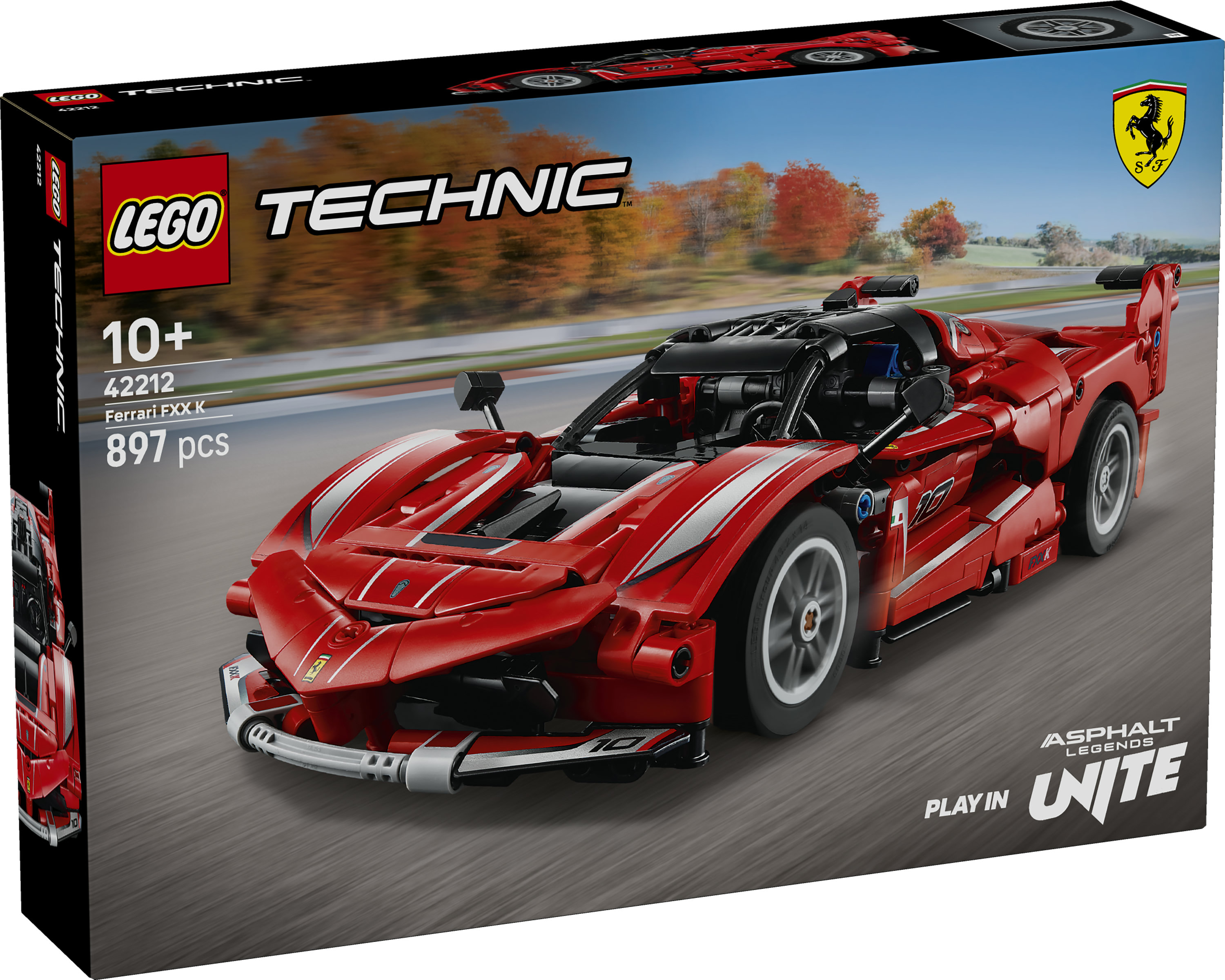 LEGO Technic 42212 Ferrari FXX K, Macchina Giocattolo da Esposizione con Motore V12 con Pistoni Mobili, Idea Regalo 10+ Anni