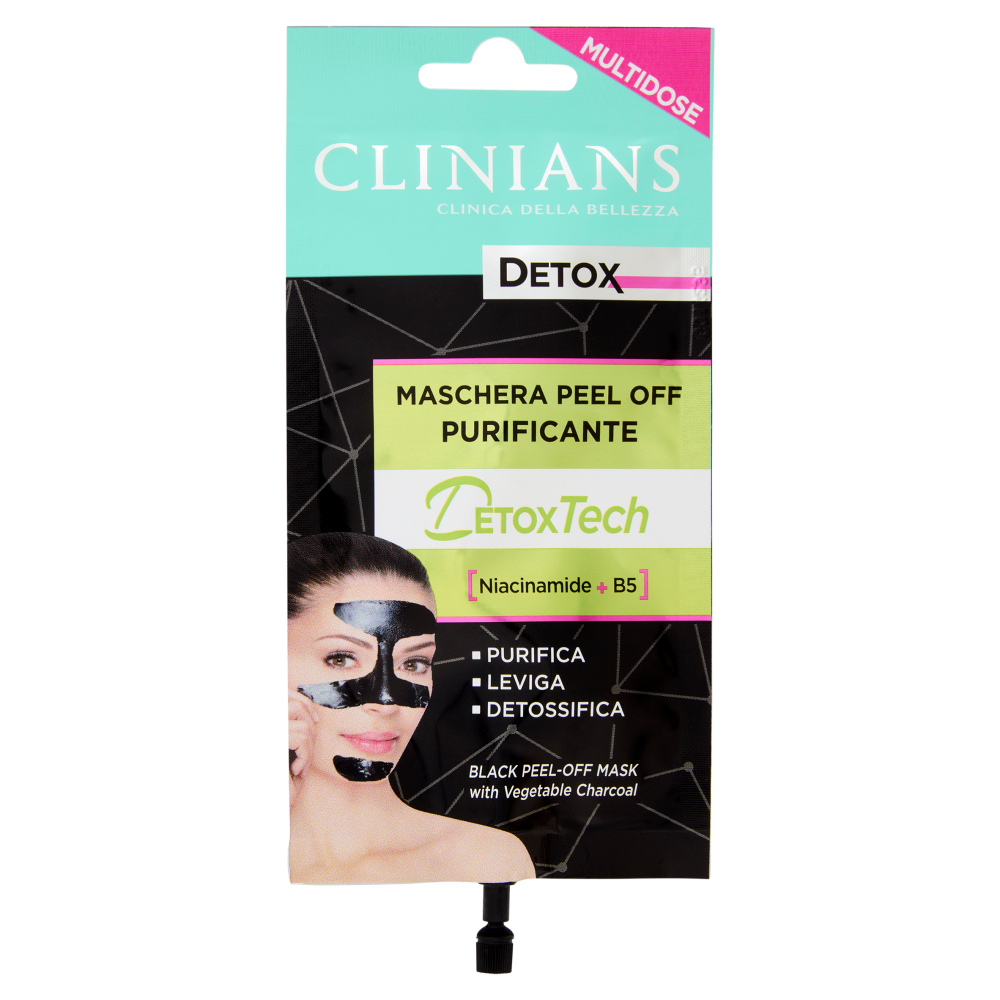Clinians Detox Maschera Peel Off Purificante DetoxTech 20 mL