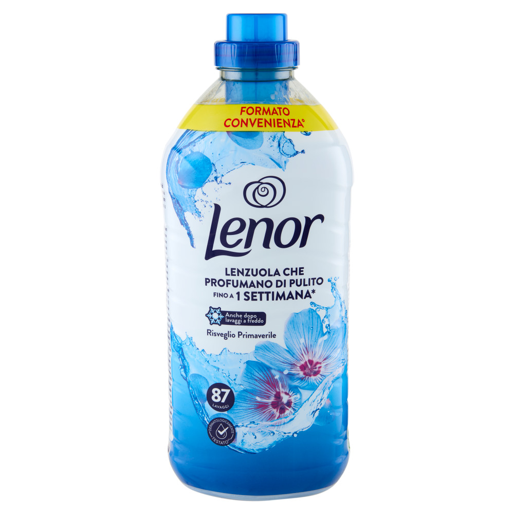 Lenor Ammorbidente Lavatrice Concentrato, Risveglio Primaverile, 87 Lavaggi 1,827 L