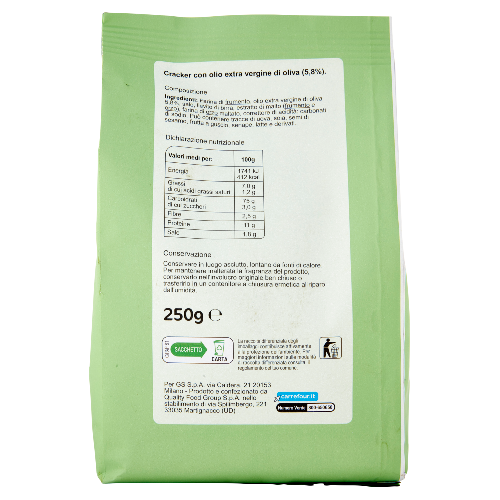 Carrefour Classic Petali di Cracker 250 g