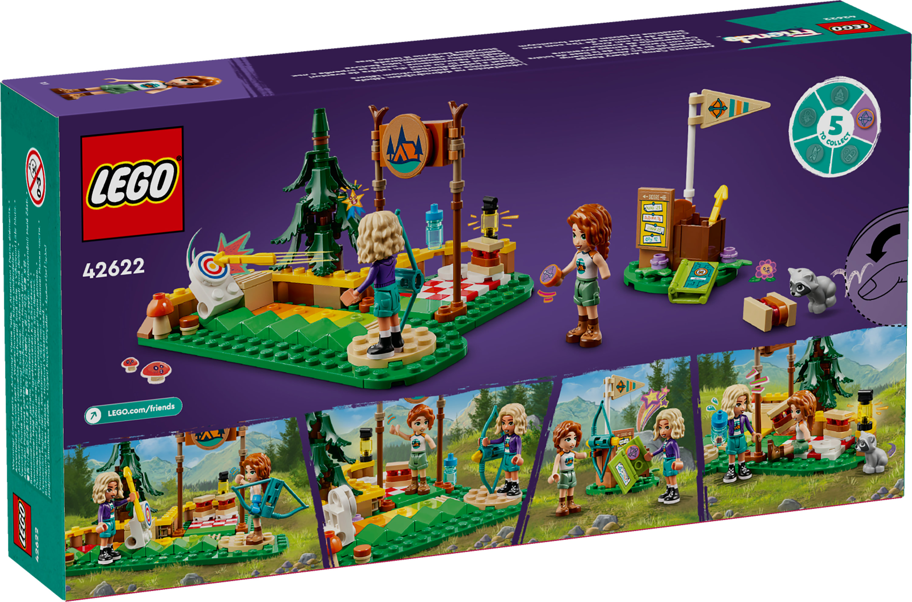 LEGO Friends Tiro con l&rsquo;arco al campo avventure