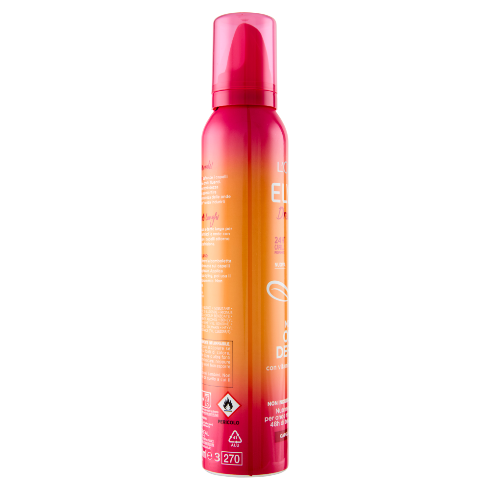 Elvive Dream long Mousse Onde Definite, per Capelli Lunghi, Mossi, 200 ml