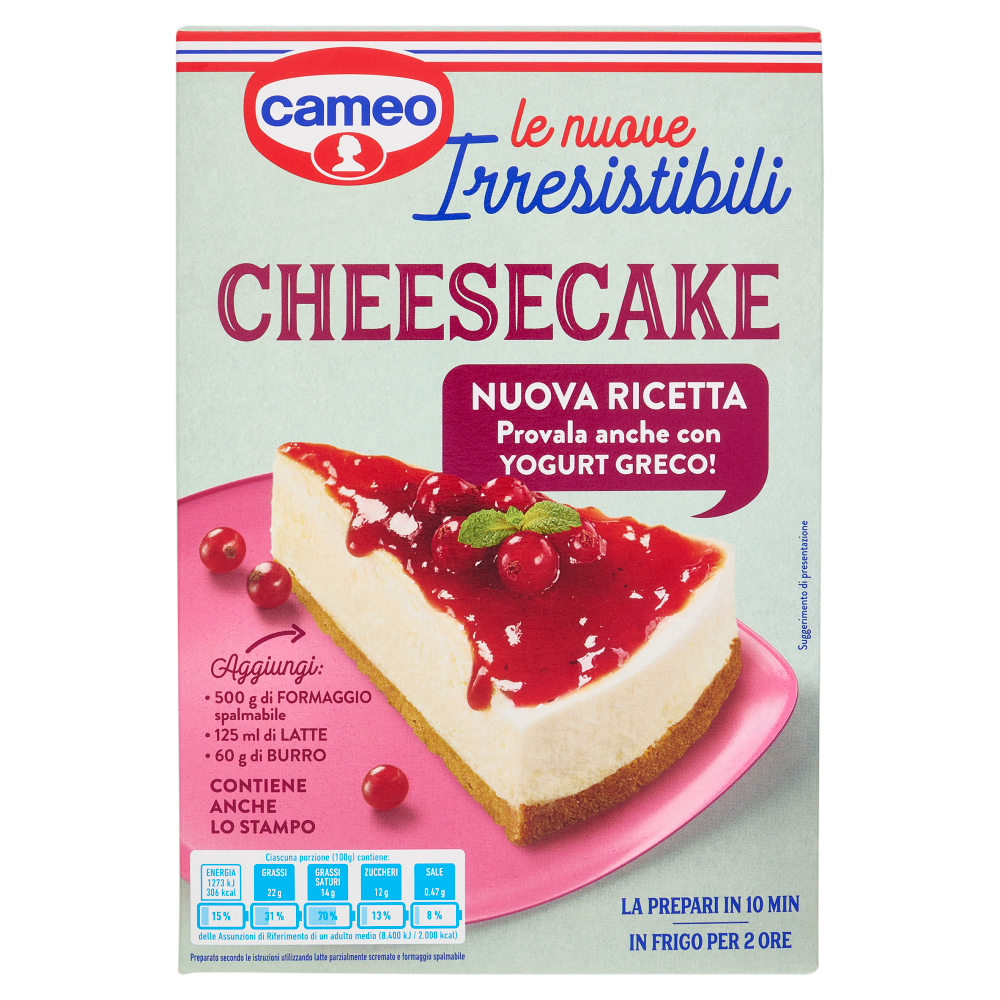 cameo le nuove Irresistibili Cheesecake 217 g