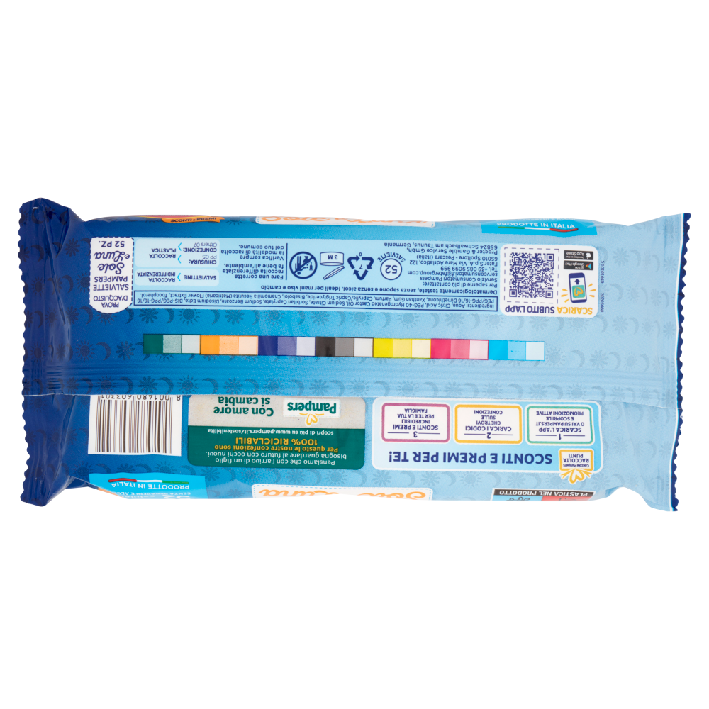 Pampers Sole e Luna Salviette 52 pz