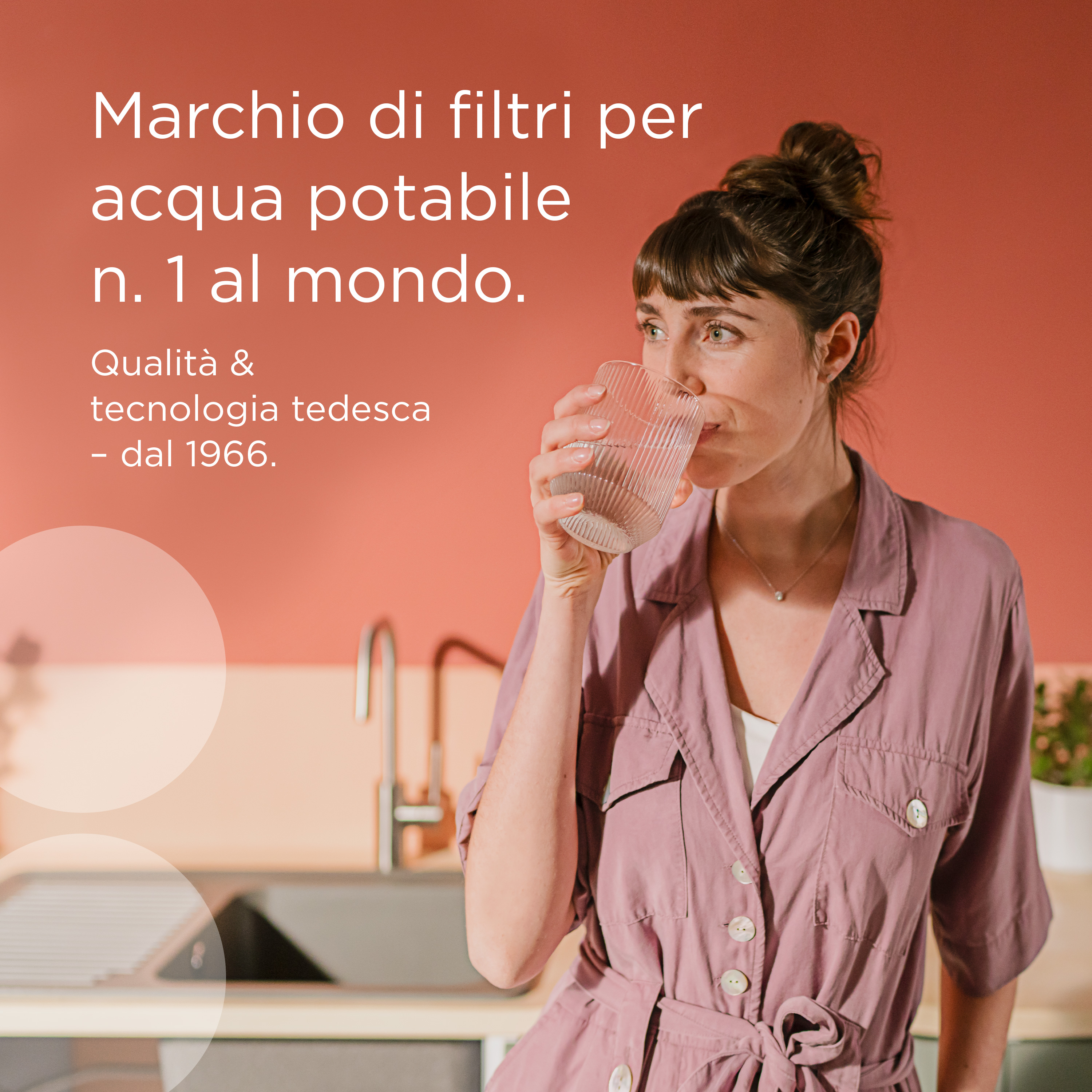 Brita Sistema filtrante mypure SLIM V-MF incl. 1x filtro (8000L) - sistema sottolavello per il tuo rubinetto per acqua buona e priva di batteri al 99,999% - con timer digitale