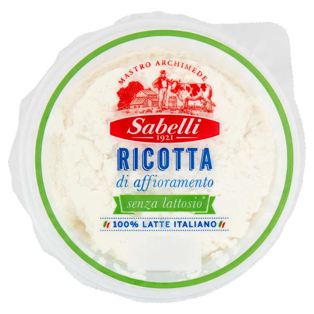 Sabelli Ricotta di affioramento senza lattosio* 300 g