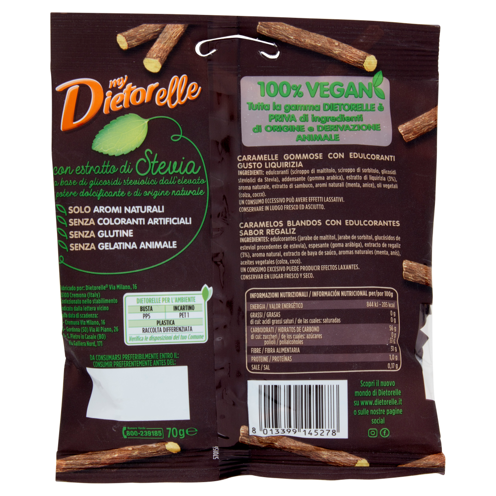 my Dietorelle Gommose Liquirizia 70 g