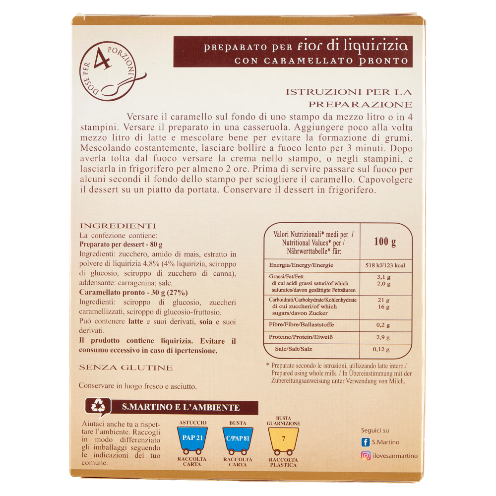 S.Martino collezione oro Fior di Liquirizia 110 g