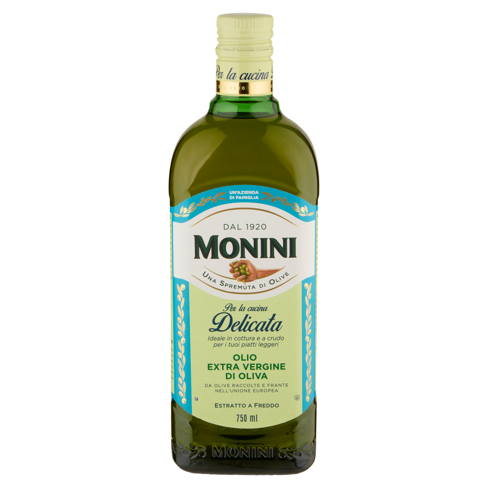 Monini per la cucina Delicata Olio Extra Vergine di Oliva 750 ml