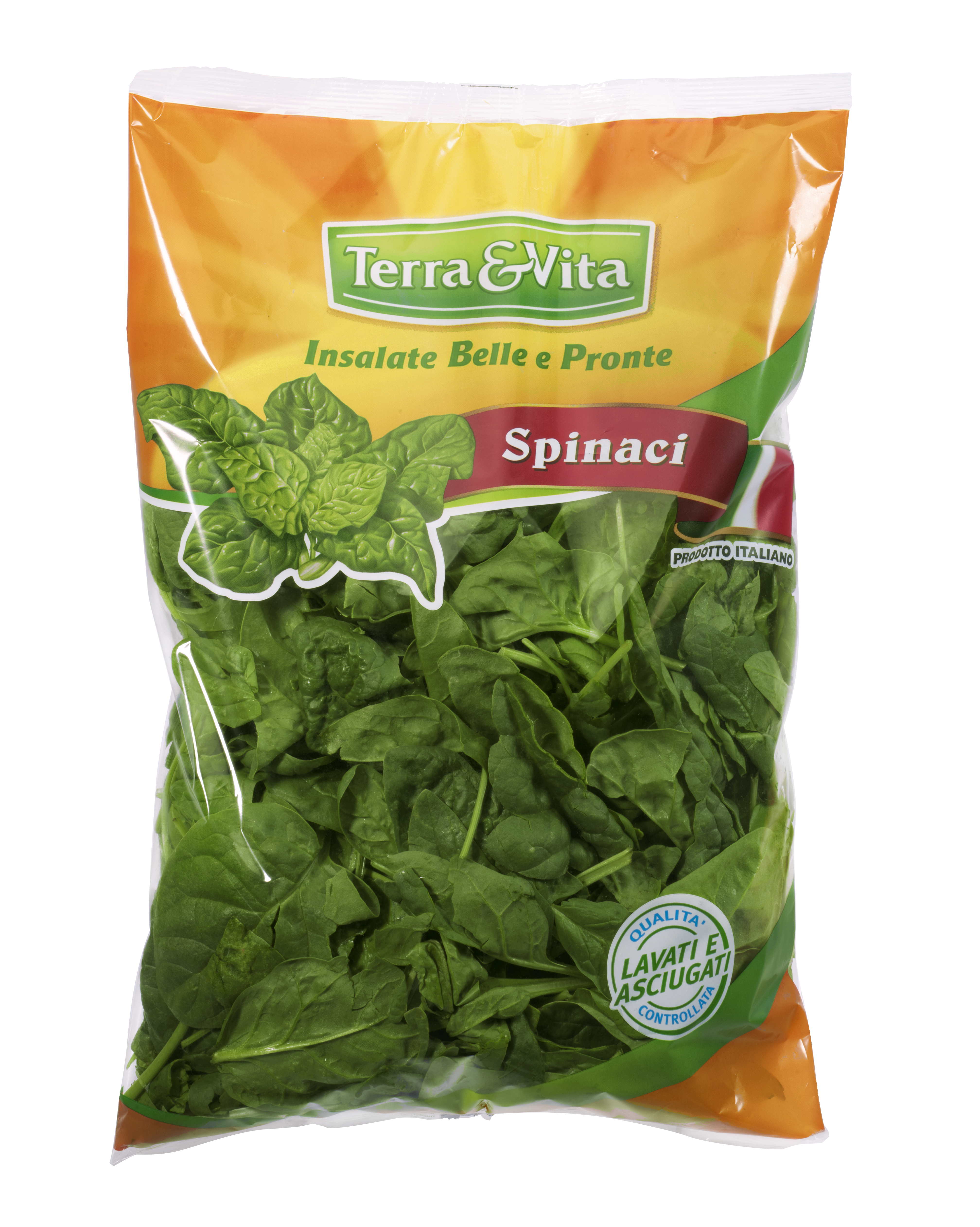 Spinaci puliti e lavati 400 g 