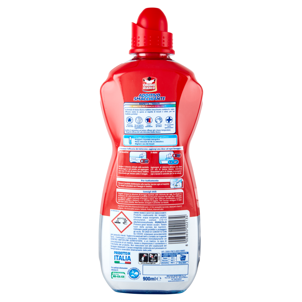 Omino Bianco Additivo Smacchiante Gel 900 ml