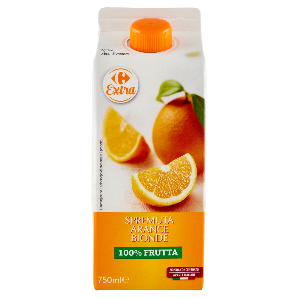 Carrefour Extra Spremuta Arance Bionde 750 ml