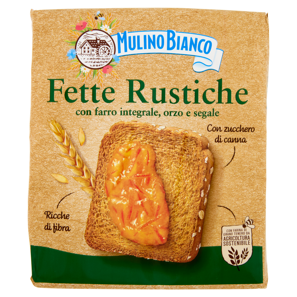 Mulino Bianco Fette Biscottate Rustiche 315g