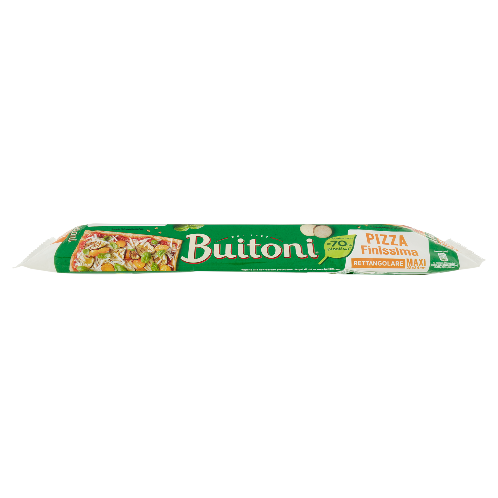 BUITONI Pizza Finissima Maxi Pasta per Pizza Fresca Stesa Rettangolare