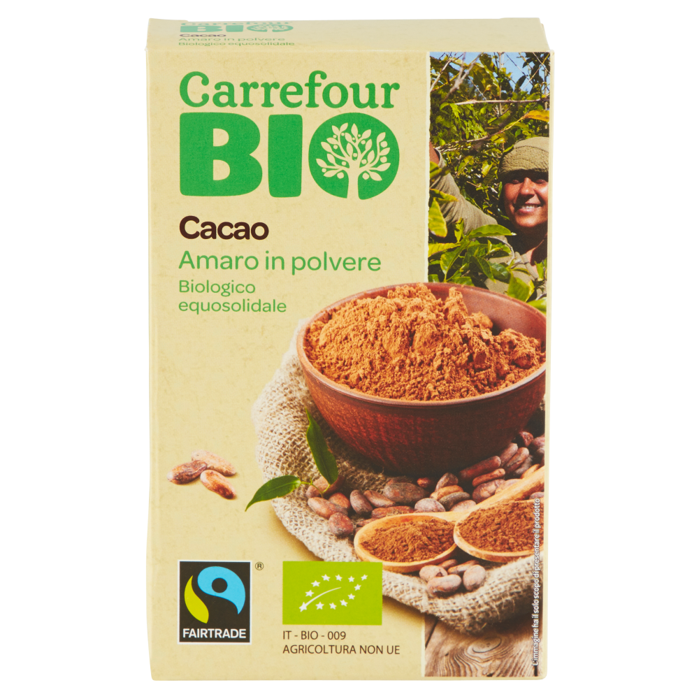 Carrefour Bio Cacao Amaro in polvere 75 g