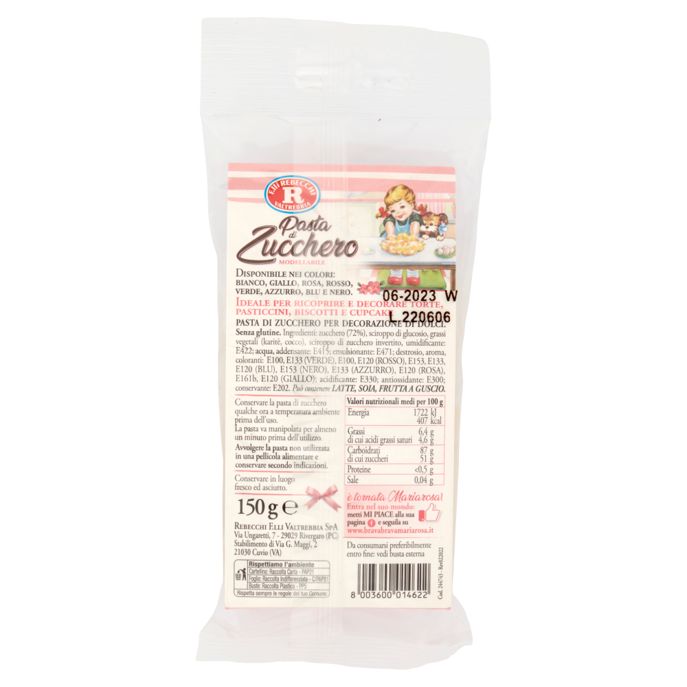 Mariarosa Pasta di Zucchero Modellabile 150 g