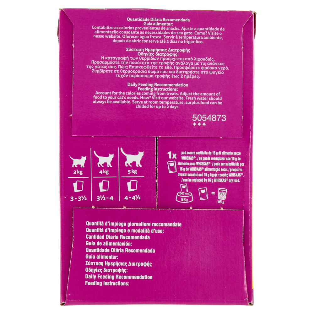 Whiskas Selezione Delicata in salsa con pollo, con pollame, con anatra, con tacchino 12 x 85 g