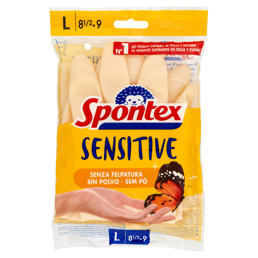 Spontex Guanti Casalinghi Sensitive Taglia L