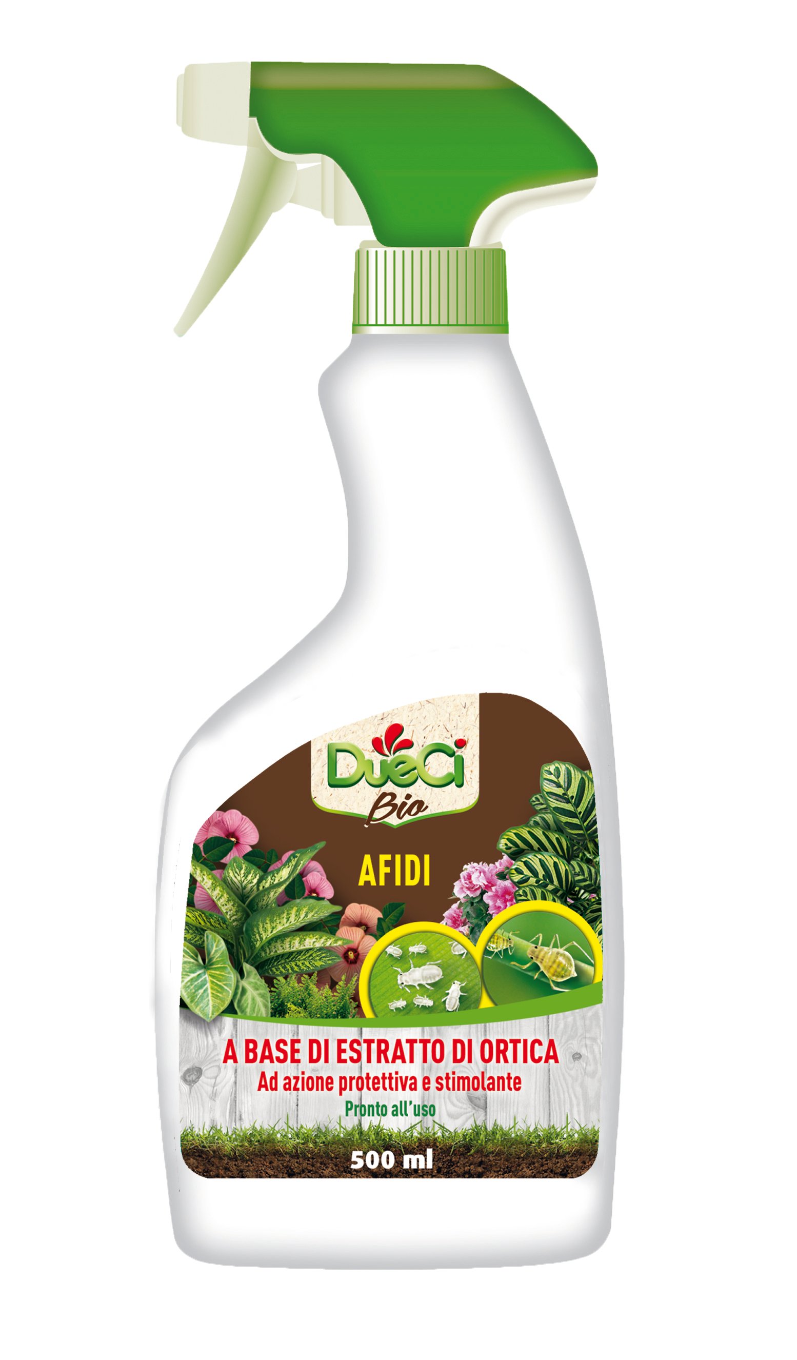 Dueci Afidi stop estratto acquoso di ortica 500 ml spray bio