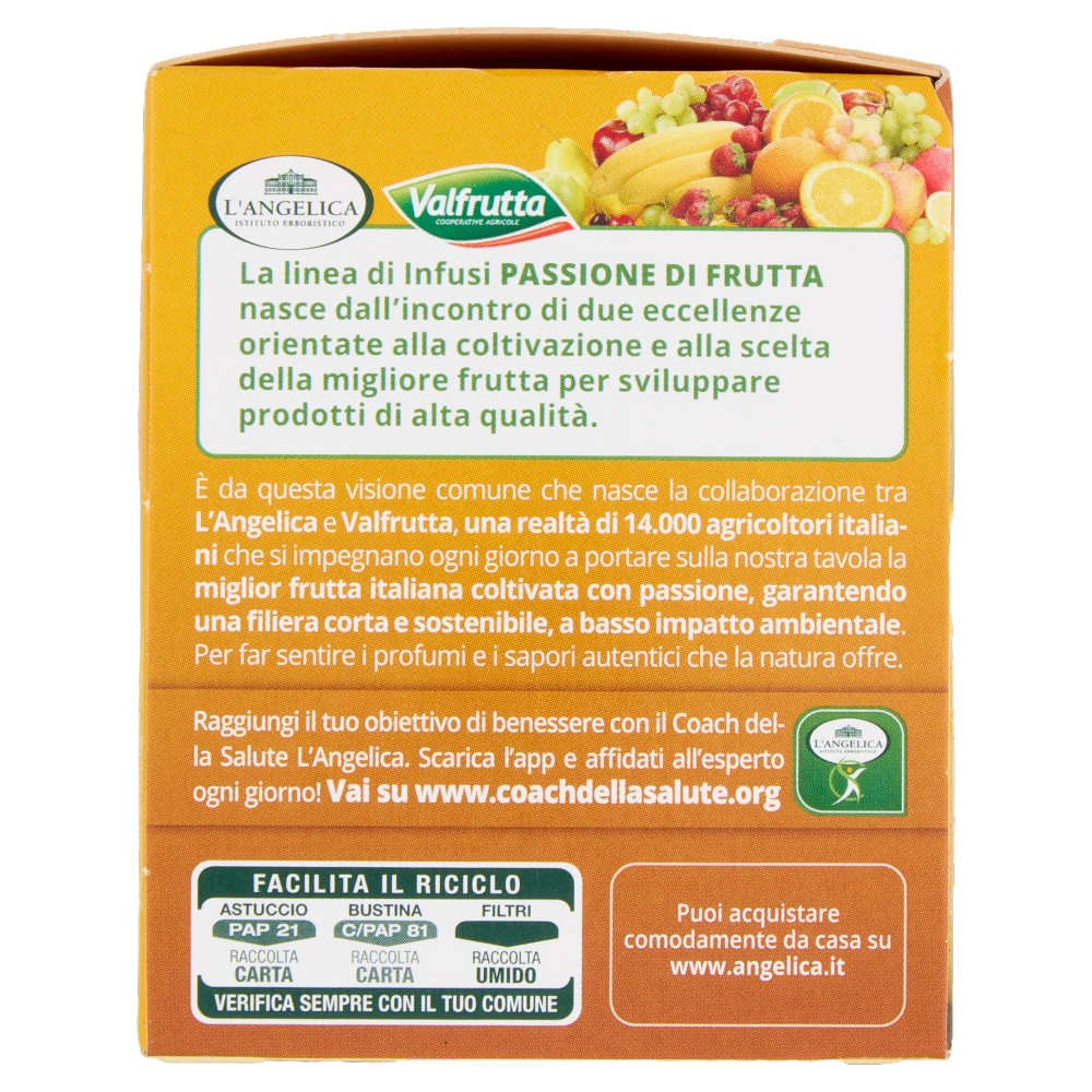 L'Angelica Passione di Frutta Pera Cannella 15 Filtri 27 g