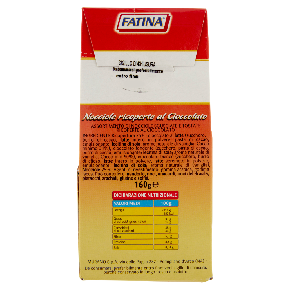 Fatina Nocciole al Cioccolato Bianco, al Latte e Fondente 160 g