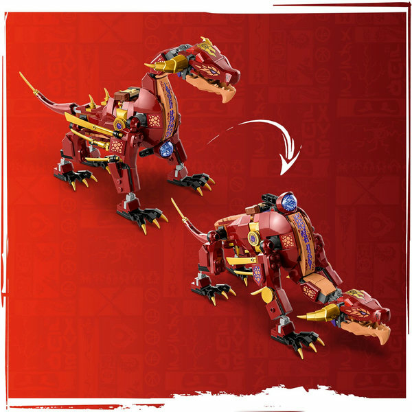 LEGO NINJAGO Dragone di Lava Transformer Heatwave