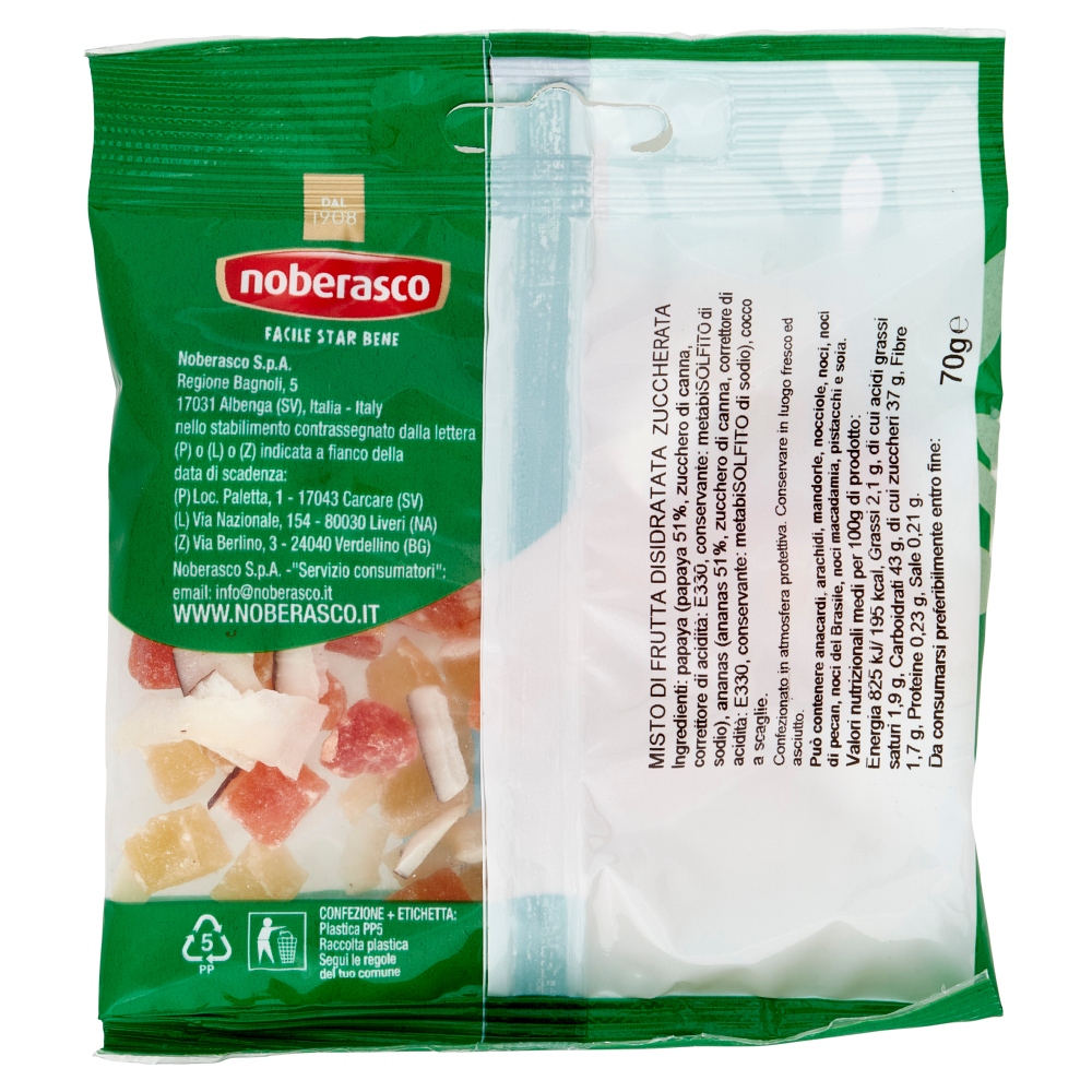 noberasco € 0,99 Misto Tropicale 70 g