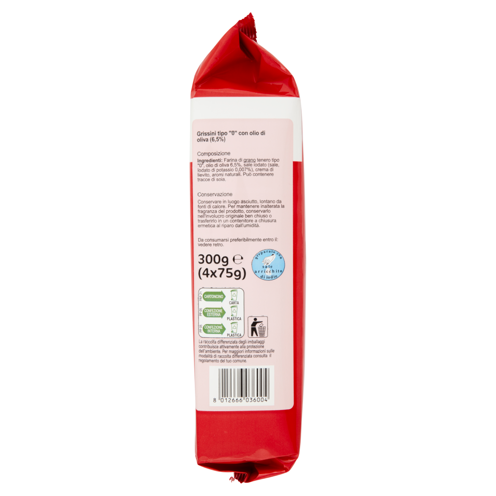 Carrefour Classic Grissini Rustici 4 x 75 g