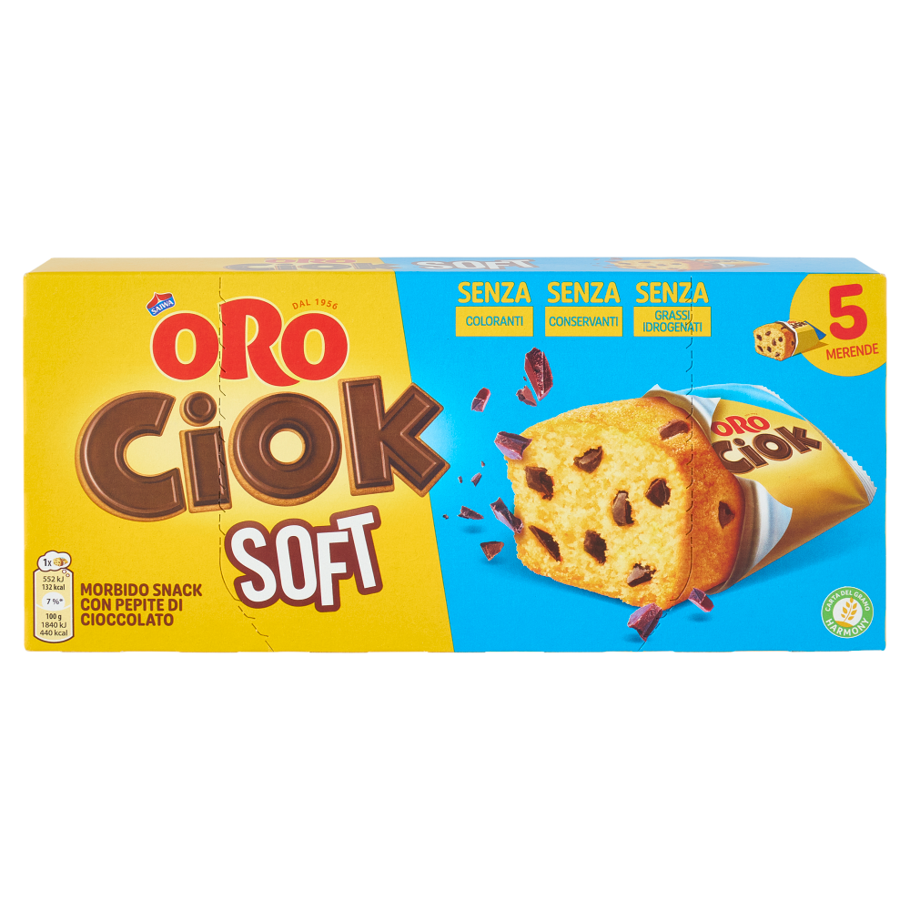Oro Ciok Soft gocce di cioccolato - 5 x 30 g