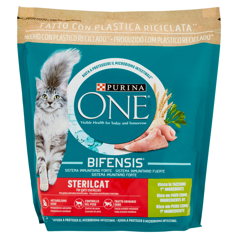 PURINA ONE Bifensis Sterilcat Tacchino e Frumento 1,5kg