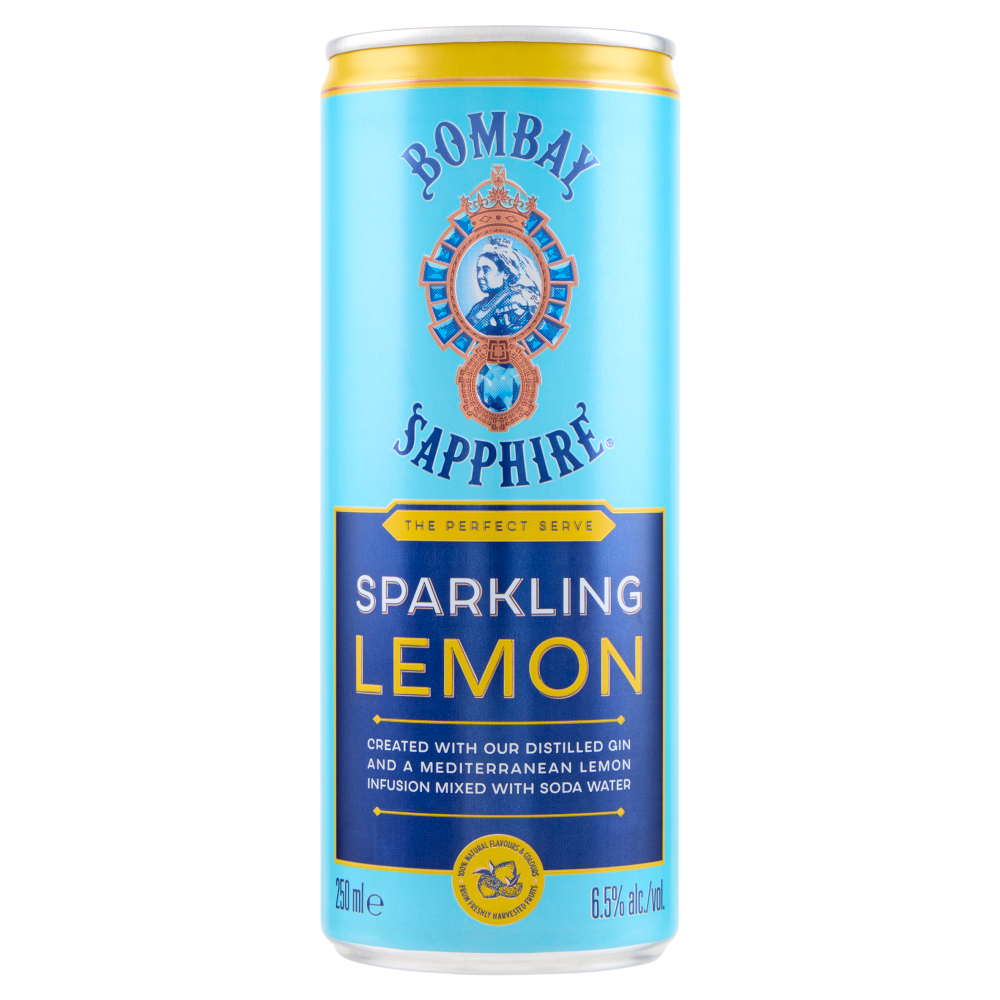 Bombay Sapphire Sparkling Lemon 250 ml