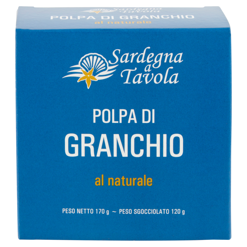 Sardegna a Tavola Polpa di Granchio Premium al naturale 170 g