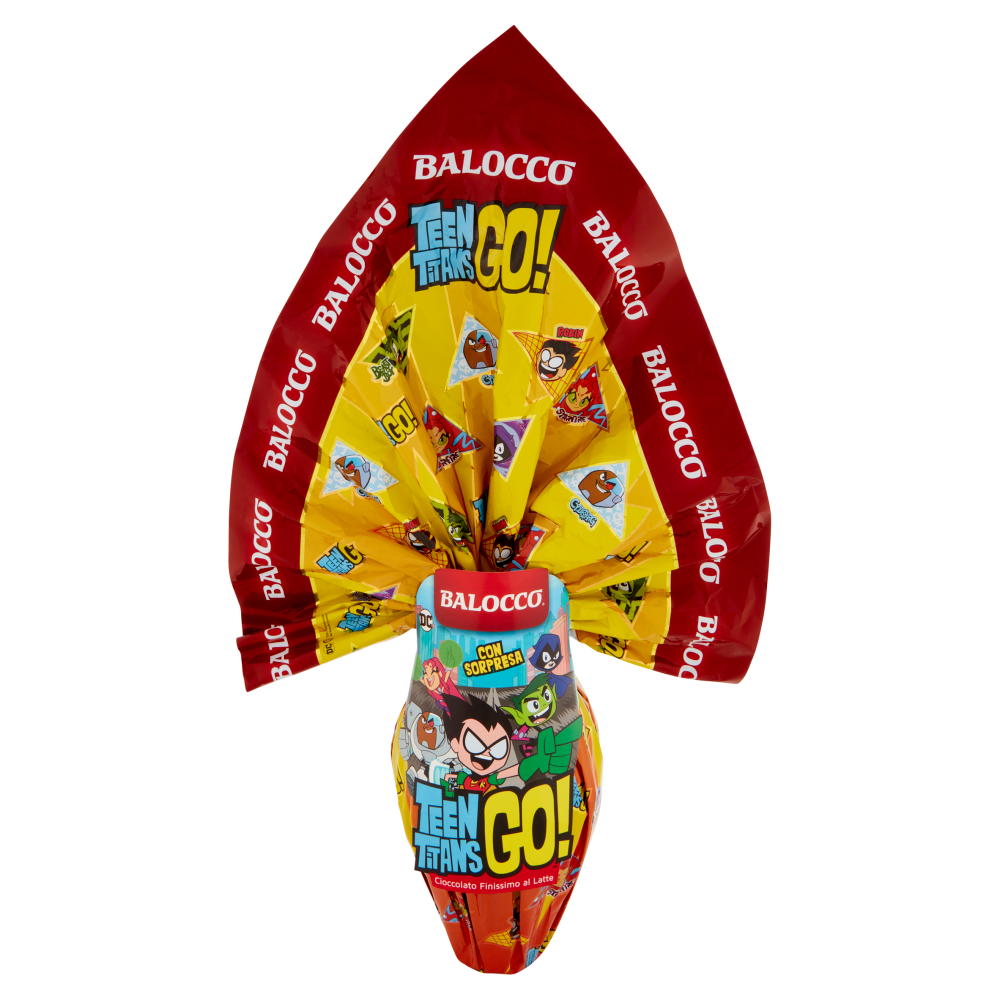 Balocco Uovo Cioccolato Finissimo al Latte Teen Titans Go! 240 g