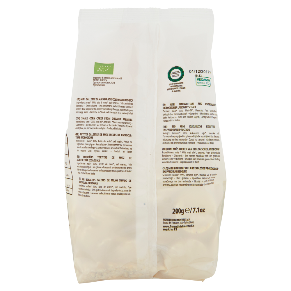 Fiorentini Bio Mini Gallette di Mais 200 g