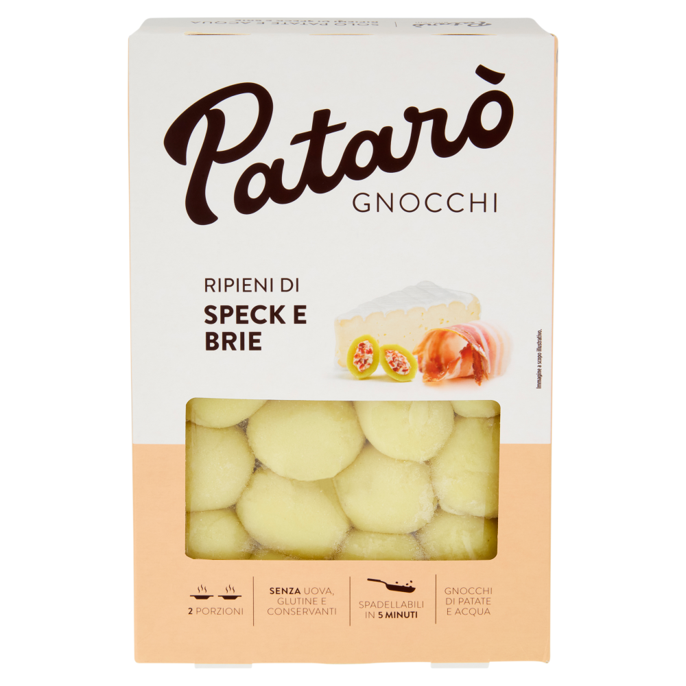 Patarò Gnocchi Ripieni di Speck e Brie 400 g