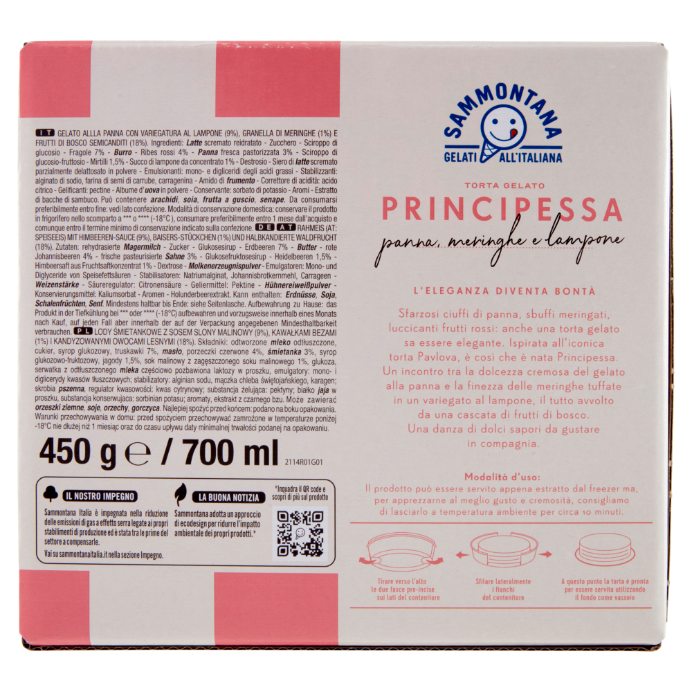 Sammontana Torta Gelato Principessa 450 g
